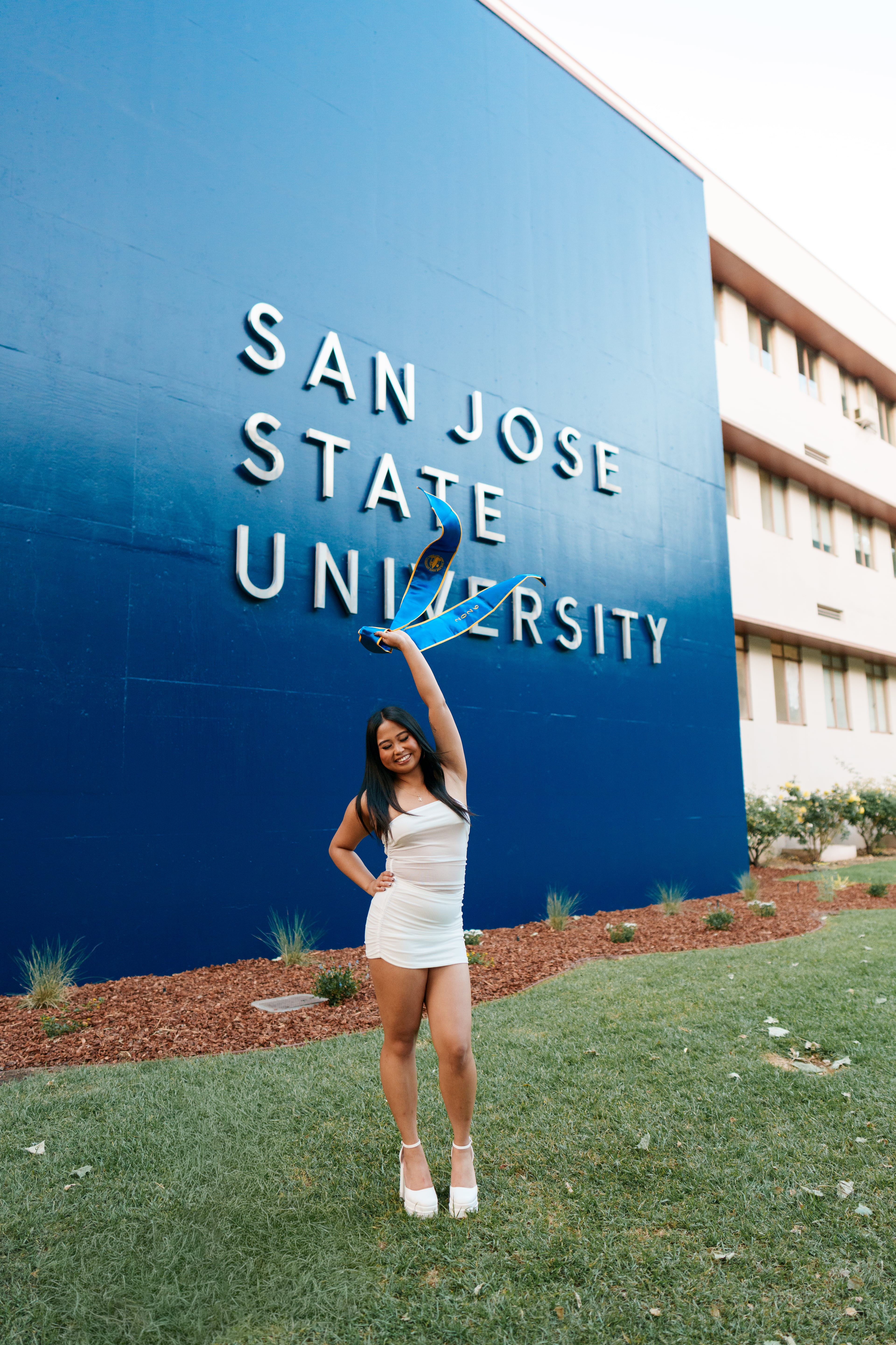 Blue and Gold at SJSU — A Sigma Omicron Pi Grad Shoot — image 6